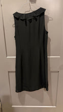 Load image into Gallery viewer, Designer black  ruffle dress Black ruffle dress Women's 8
