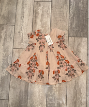 Load image into Gallery viewer, Pink Chicken, 6-12 Months, Dress with Bloomers Niley Baby Dress in Cloud Bouquet Floral, NWT 6 Months
