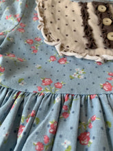 Load image into Gallery viewer, Matilda Jane Blue floral long sleeve dress 6
