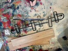 Load image into Gallery viewer, Kirkland Kirkland three tier, wood and metal rack never used
