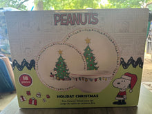 Load image into Gallery viewer, Peanuts Christmas Dinnerware Set 6 sets
