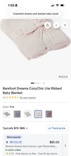 Load image into Gallery viewer, Infant Barefoot Dreams blush pink baby blanket Crib
