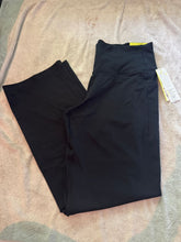 Load image into Gallery viewer, NWT All in Motion straight leg pants, black, Large All in Motion straight leg active black pants, side pockets Women's - L
