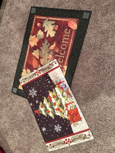 Load image into Gallery viewer, 36x24 doormat Thanksgiving and Christmas insert
