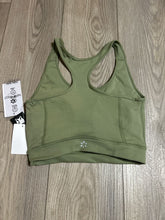 Load image into Gallery viewer, Nine West NWT Green sports Bra with removable cups Women's - S
