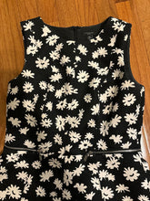 Load image into Gallery viewer, Ann Taylor Size 4 petite black dress white flowers Women's 4
