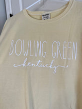 Load image into Gallery viewer, Comfort Wash Bowling Green Kentucky Yellow shirt 100 percent cotton size XL Women's - XL
