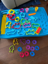 Load image into Gallery viewer, Play doh Table with storage and cutters Pretend Toy
