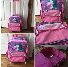 Load image into Gallery viewer, Stephen Joseph Like New Unicorn Suitcase Stephen Joseph Unicorn Rolling Suitcase

