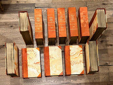 Load image into Gallery viewer, Set of 12 heavy beautiful custom books Fake looking books retail boutique expensive 12.5x3x7.5
