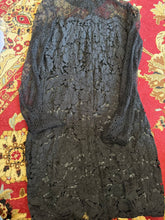 Load image into Gallery viewer, Sweewe Paris Black lace mini dress with sleeves Women's - M
