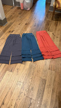 Load image into Gallery viewer, Matilda Jane size small 3 pairs of pants 3 pair of ruffle bottom pants Women's 4
