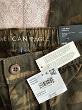 Load image into Gallery viewer, NEW NWT American Eagle Medium Short camo pants AE Ex Boyfriend low rise stretch pants RV $59 Women's 8
