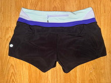 Load image into Gallery viewer, Lululemon Womens pastel and black shorts by Lululemon, size 6 Women's 6
