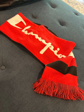 Load image into Gallery viewer, Champion NWT red white black scarf No team logo but perfect for U of L Scarf
