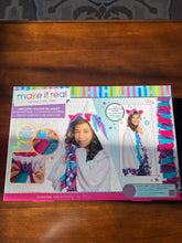 Load image into Gallery viewer, Make a unicorn hoodie blanket New, never opened
