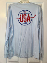 Load image into Gallery viewer, Vineyard Vines Mens light blue USA Hockey shirt, size XL Men's - XL
